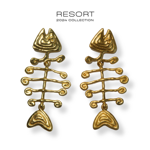 RESORT24: Fishbone Dangle Earring