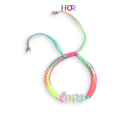 HR Junior: Neon Rainbow Sparkle Bracelet