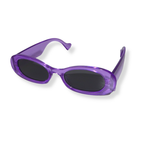 Neon Oval Sunglasses