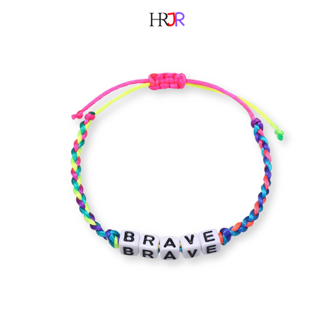 HR Junior: Braided Rainbow Bracelet