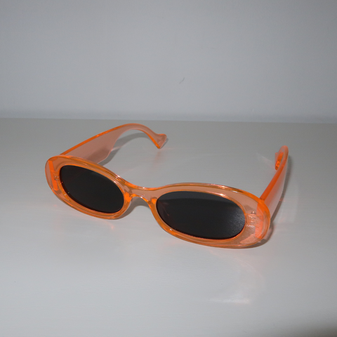 Neon Oval Sunglasses