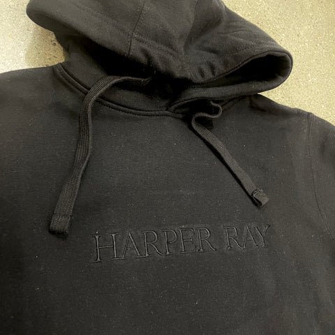 Harper Ray Logo Hoodie Black